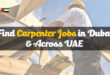 Carpenter Jobs in Dubai