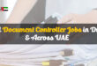 Document Controller Jobs in Dubai